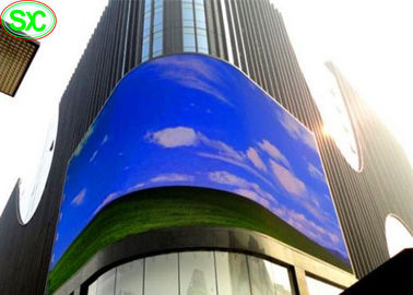 RGB Full Color P10mm TV Pubblicità Esterno Video Curve LED Sign Display