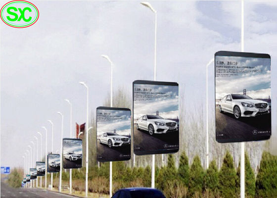 Lo schermo principale impermeabile di P6 Palo firma WIFI 4G per la via all'aperto di pubblicità