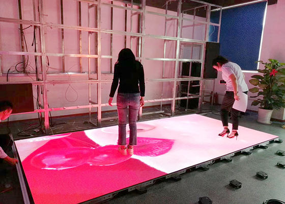 Prezzo buono Indoor SMD3535 Sound Active Dj Led Disco Dance Floor Panels di luce bianca calda in linea