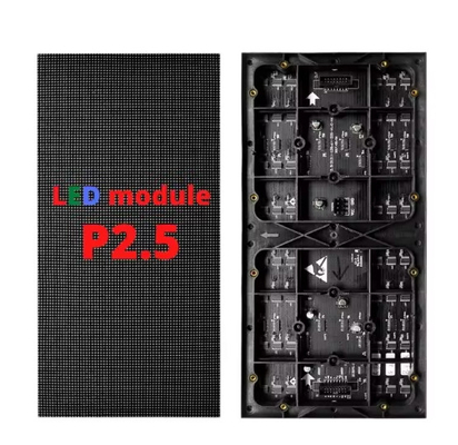 P2.5 manutenzione positiva schermo fisso pubblicità interna schermo in alluminio a colata a LED