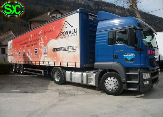 Prezzo buono Il camion del rimorchio TV di pubblicità montato ha condotto il segno P4 degli schermi per uso all'aperto in linea