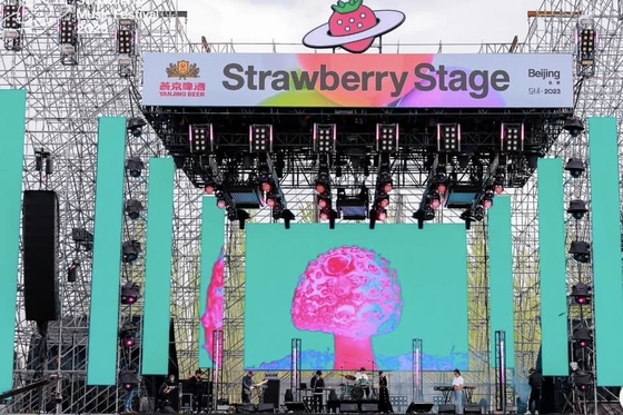 Display LED a colori interni ad alta definizione in alluminio