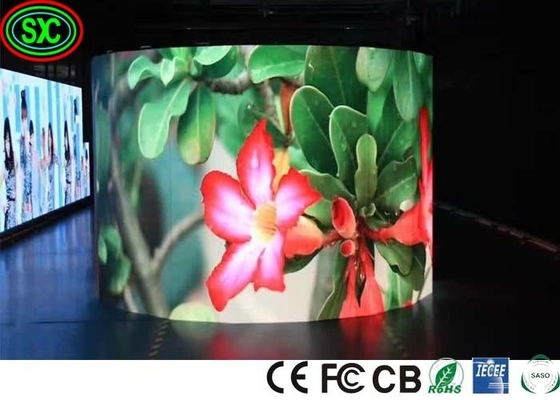 Non metallo Mosaico Ultra HD IP43 SMD2121 P3.91 Indoor Stage LED Screen LED schermo pubblicitario