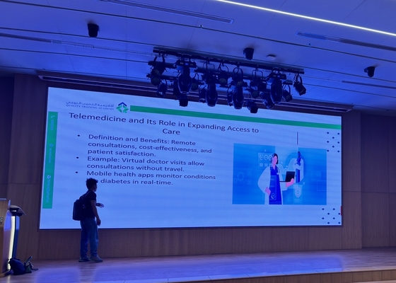 Display ad alta risoluzione P4 pubblicitario LED in alluminio, display pubblicitario HD LED