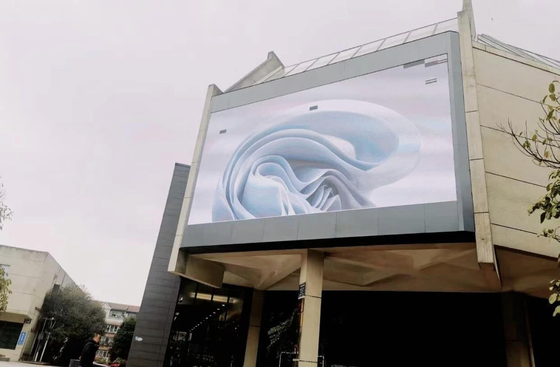 P5 di alta qualità 960X960mm Pubblicità Installazione fissa LED impermeabile parete video, supporto curva design angolo,3840hz
