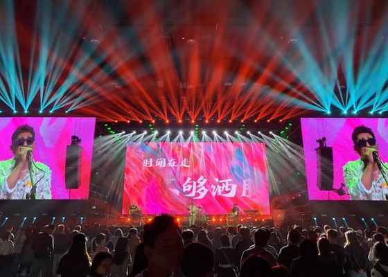 Schermo LED HD a noleggio per pubblicità indoor/outdoor P2.5 a colori, parete multimediale COB di grandi dimensioni