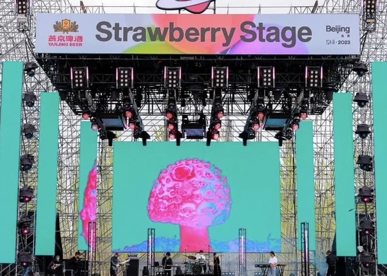 HD Outdoor LED Rental Screen Full Color P6 SMD3535 960mm X 960mm schermi a LED pubblicitari