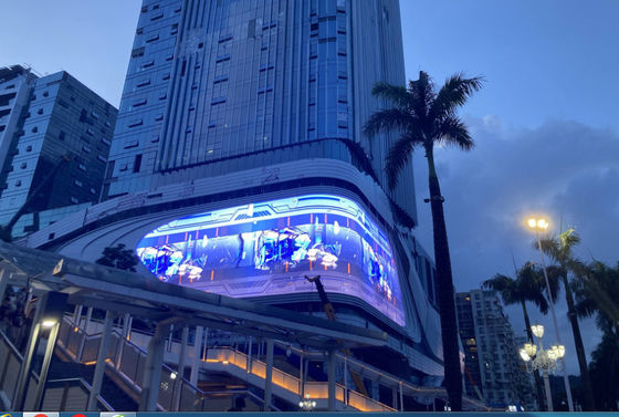 Prezzo buono P10 all'aperto armadi in acciaio a LED a colori fissi installazione a LED schermo pubblicitario a LED in linea
