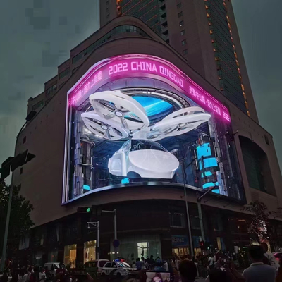P10 all'aperto armadi in acciaio a LED a colori fissi installazione a LED schermo pubblicitario a LED
