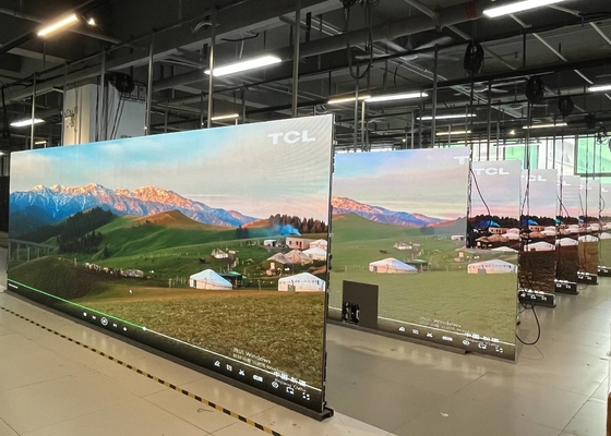 P4 Full Color Indoor LED Video Wall Screen 80*40 Modulo Risoluzione Cartelloni pubblicitari