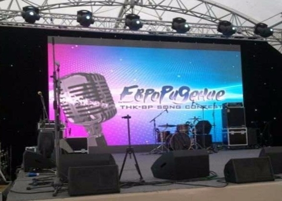 P6 Armadio impermeabile LED Affitto cartellone pubblicitario, Visualizzazione video LED a parete ad alta luminosità