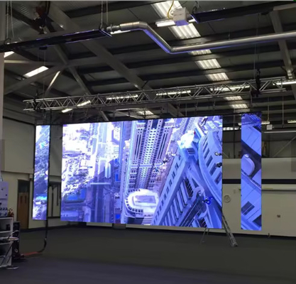 40,000 Densità quadrata Indoor Full Color LED Display, impermeabile, con armadio di acciaio sigillato