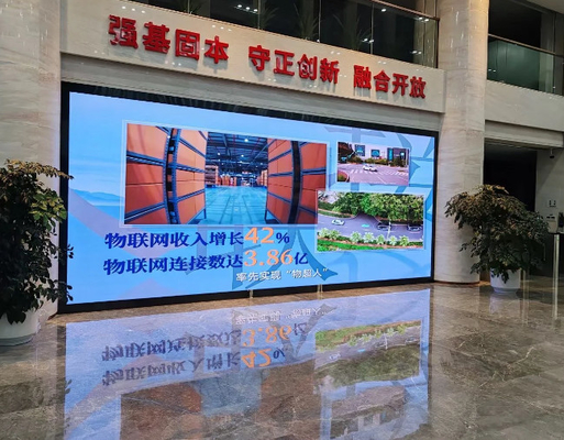 Affitto interno Display a LED a colori P3.91 Video wall Scenario Sfondo