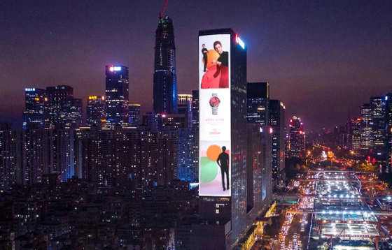 Fissa P6 all' esterno Display a LED a colori completo Armadio in ferro 3 anni di garanzia