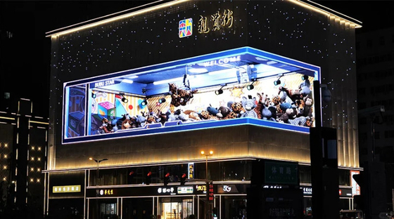 P2.5 Quadrato Outdoor LED Curved Screen Panel di visualizzazione video a LED personalizzato