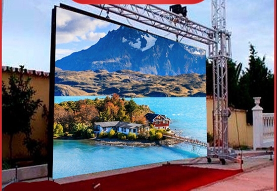 Installazione fissa/noleggio schermo a LED a colori, segnaletica digitale stradale P10