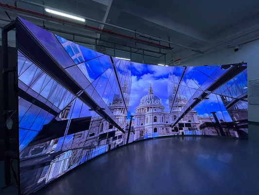 Alto luminosità display a led a colori P2 640x640mm in affitto schermo pubblicitario a led interno per chiese