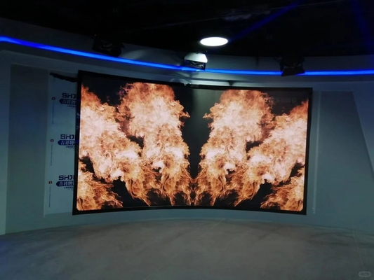 Display a schermo curvo DIP fisso/noleggio Pubblicità P16 Outdoor LED Screen Video Wall Display Alta risoluzione