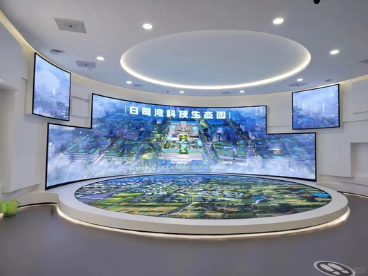 Display a schermo curvo DIP fisso/noleggio Pubblicità P16 Outdoor LED Screen Video Wall Display Alta risoluzione