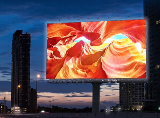 Modulo di fusione a stampa in alluminio impermeabile Full Color HD SMD P8 Outdoor High Brightness LED Advertising Screen
