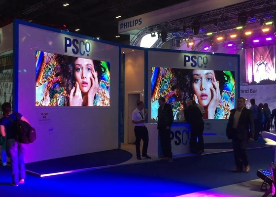 schermo in alluminio a fusione a stampo grande 3 in 1 interno schermo a LED a colori pieni P1.923 schermo video HD a LED