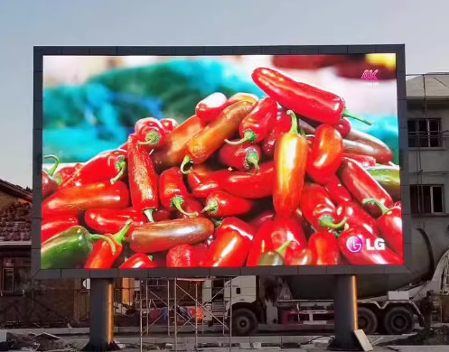 120° / 60° angolo di visione cartelloni LED con tasso di aggiornamento 3840HZ segnale pubblicitario LED parametro