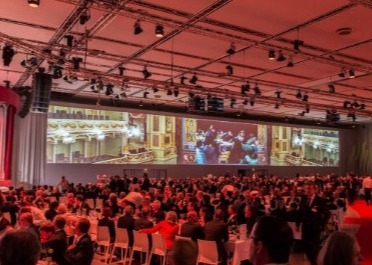 Display a parete per video LED da palco Ultra HD a colori P2 P2.5 P3 P4 P5 P6