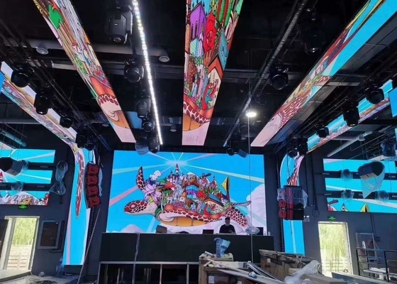 Screen HD all'interno/all'esterno Screen a noleggio personalizzabile Full color Stage Background LED Screen P5 Wide Viewing Angle