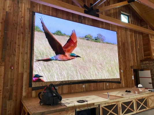 Infissi a noleggio in alluminio a fusione a stampa Ultra High Definition Full Color LED Display P4 Publicity Screen