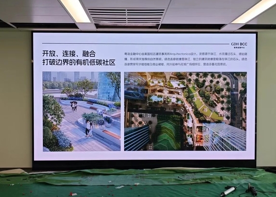 Noleggio Modulo di visualizzazione a LED a schermo curvo 4.81mm Pixel Pitch 500x500mm Armadio