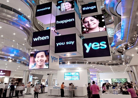 Pubblicità commerciale schermo a LED a noleggio Displayboard digitale impermeabile P6 Facile installazione