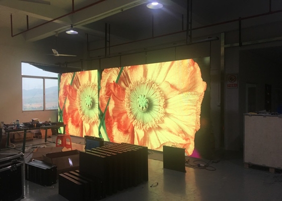 Ultra-claro alluminio a fusione a stampa a colori pieni P5 Indoor Signage Display LED Screen