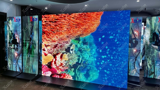 P4 Noleggio di grande palcoscenico a LED schermo a colori / sfilata di moda con schermo pubblicitario a LED ad alta potenza
