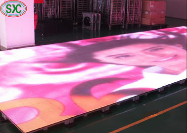 P3.91 Illuminazione a LED a colori interni Pavimento da ballo 250*250mm Modulo LED 65410 punti/metro quadrato