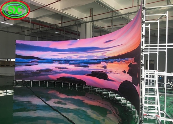 Contenitore in alluminio a fusione facile installazione Modulo di risoluzione SMD P4 Indoor HD Full Color LED Display