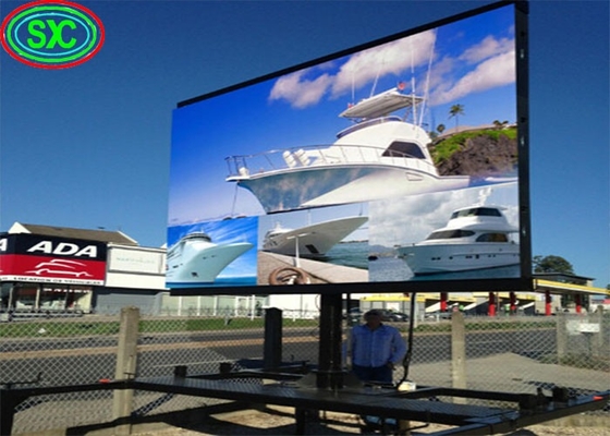 P8 all'aperto Full Color HD LED Die-Cast Aluminum Screen 15625 Dot Matrix/Sqm