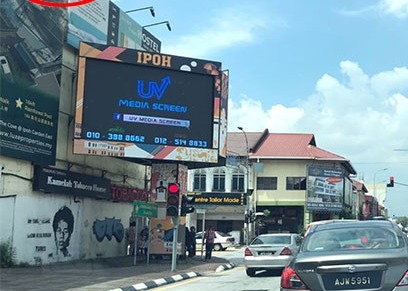 Display pubblicitario a LED 42333 punti/metro quadrato