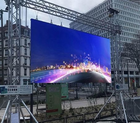 P8 Outdoor SMD LED Advertising Screen 8mm Pitch IP65 impermeabile