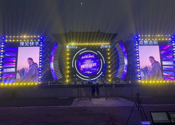 Grande noleggio all'aperto 320x160mm P10 cartelloni pubblicitari per il muro per festival di musica sul palco Concerti