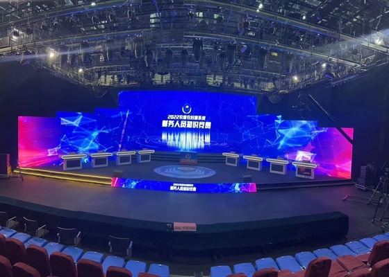 P6.67 Noleggio/Fissato RGB Full Color Slim LED Display Panel SMD per conferenze di nozze sul palco