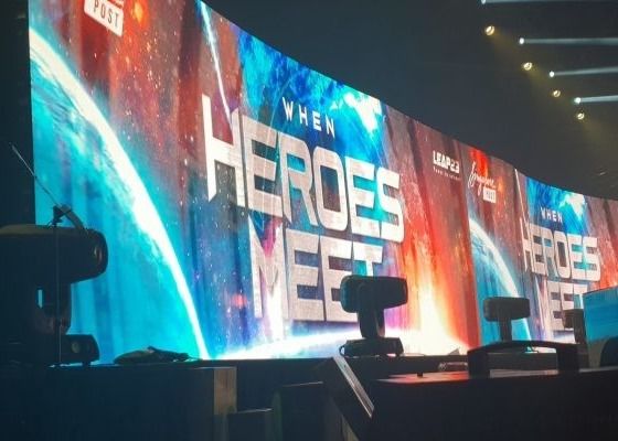 Display a LED a colori pieni per sale da matrimonio