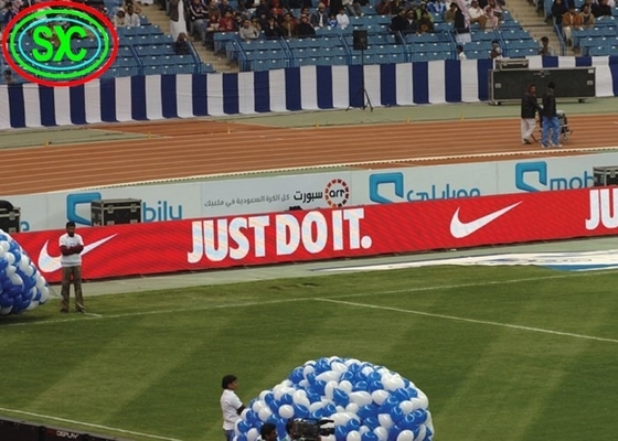 Perimetro dello stadio Display LED a colori 3000Hz 1R1G1B 320x160mm P10