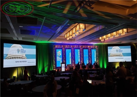Free Flight Case 4mX3m Turnkey Complete System Stage Led Video Wall Backdrop Evento LED Display Screen Con Prezzo del Produttore