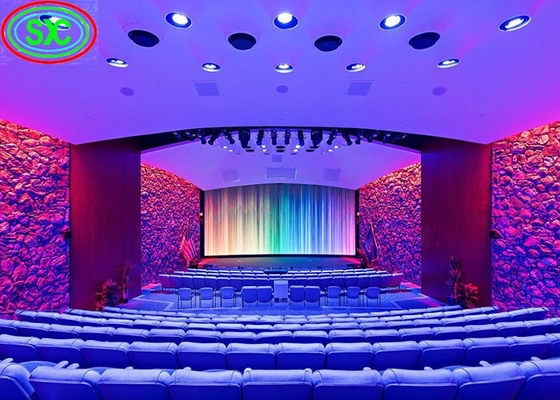 P2 Indoor Full Color LED Display, schermo in alluminio a fusione, alimentazione a tensione bilanciata, densità di 250.000/m2