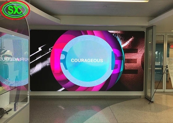 Display curvo con schermo a led pannello della finestra Slim Advertisement Storefront Film multimediale trasparente LED Digital Window Display