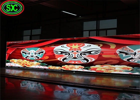 256 mm x 128 mm Dimensioni del modulo schermo a LED a colori interni con SMD2121 ad alta definizione e materiale in alluminio a fusione