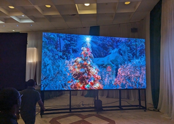 Canbest V Series 500x500mm COB P1.2 P1.5 P1.9 P2.6 P2.9 Display LED ad angolo destro interno Schermata a LED ad angolo 90 gradi parete video