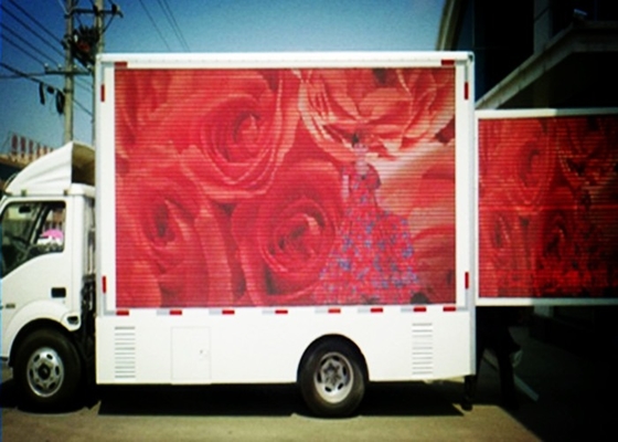 Dimensioni personalizzate P1.87 Display a LED montato su camion Centure Park Garanzia di 2 anni