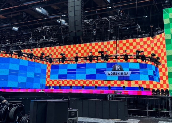 Led Video Wall Interior Rental P2.6 Screen Outdoor Display P3 Full Color P4 Panel Media P2 Screen LED