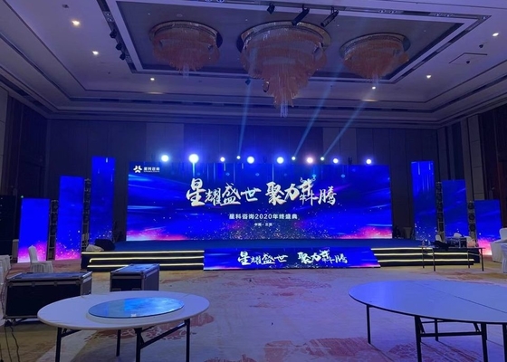 16:9 Rapporto 5m X 3m Sistema completo chiavi in mano P2.6 P2.9 P3.91 LED Display 500mmx500mm Pannello LED Sfondo Indoor Outdoor LED Screen